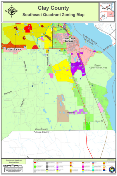 Map of Southeast Quadrant