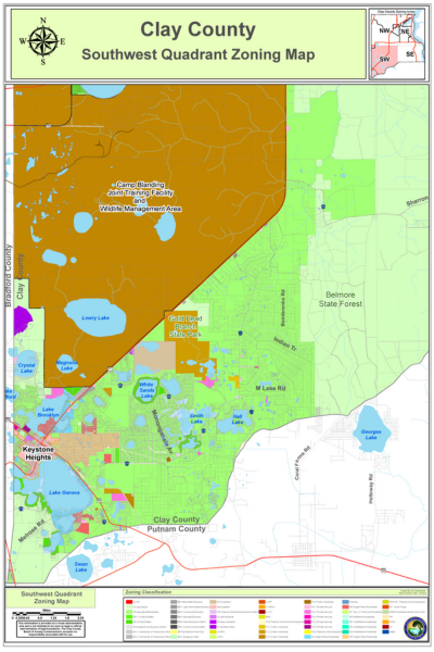 Map of Southwest Quadrant