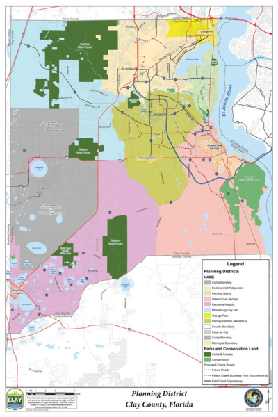 Map of Planning Districts