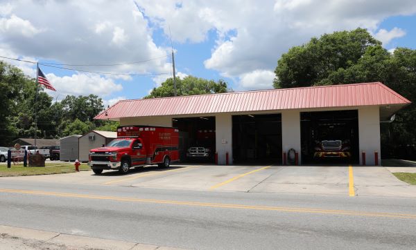 Street view of the front of Station 20