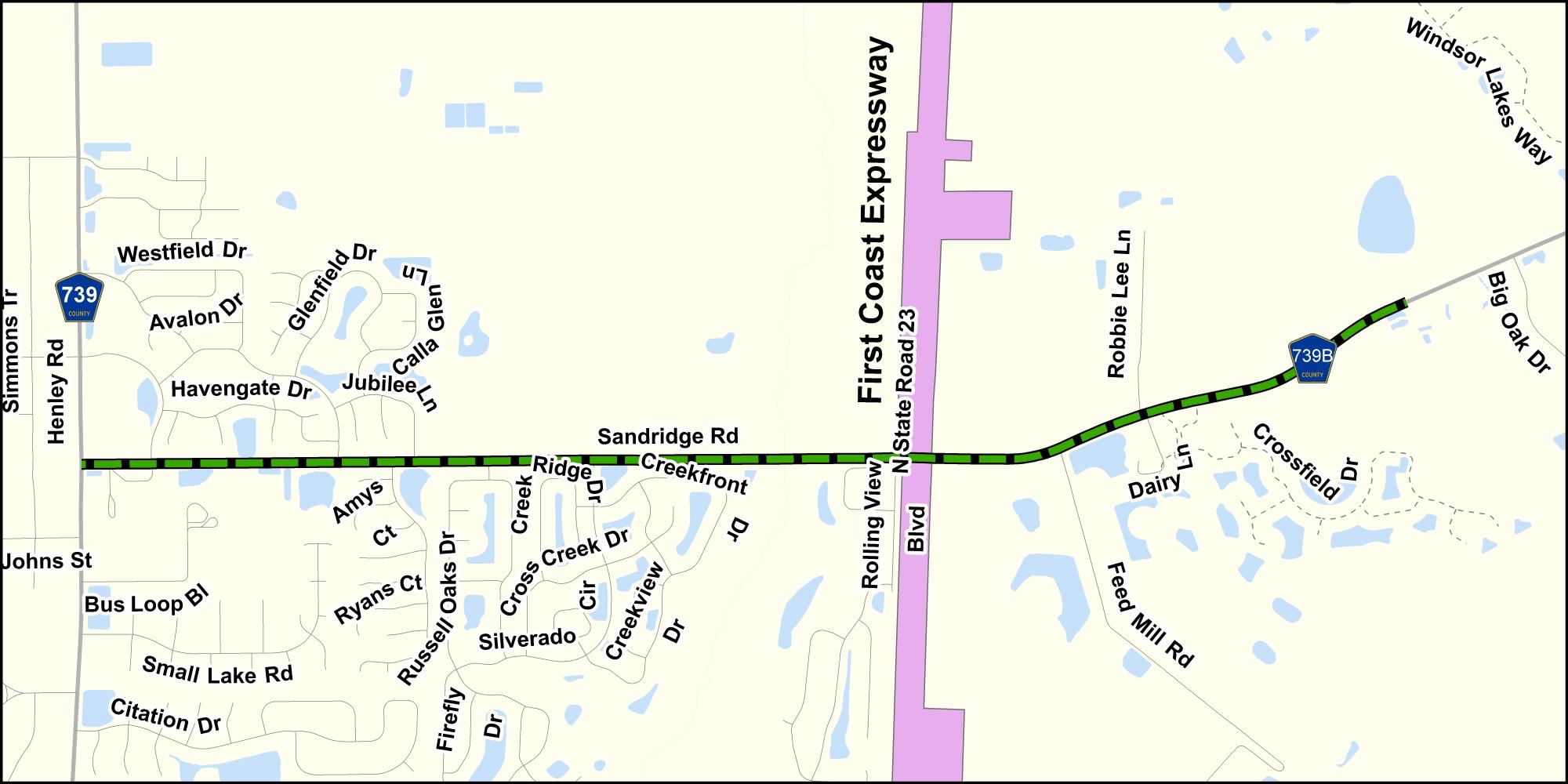 Project #4- Sandridge Road from Henley Road to CR 209