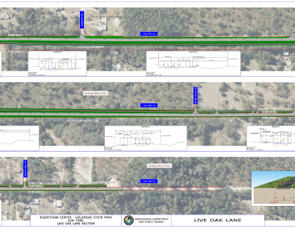 Live Oak Lane map