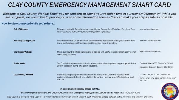 Emergency Management Slide for Vacation Rentals