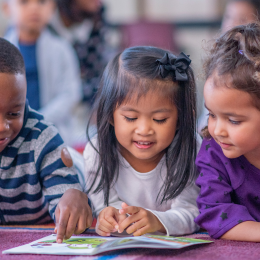 Children reading